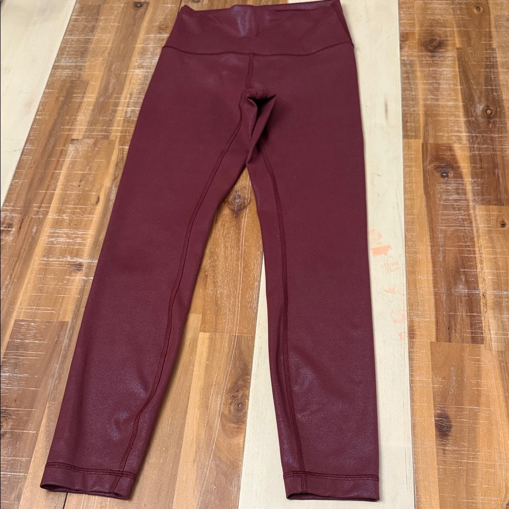 lululemon athletica Burgundy Leggings